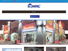 Tablet Screenshot of alhotel-pau.com